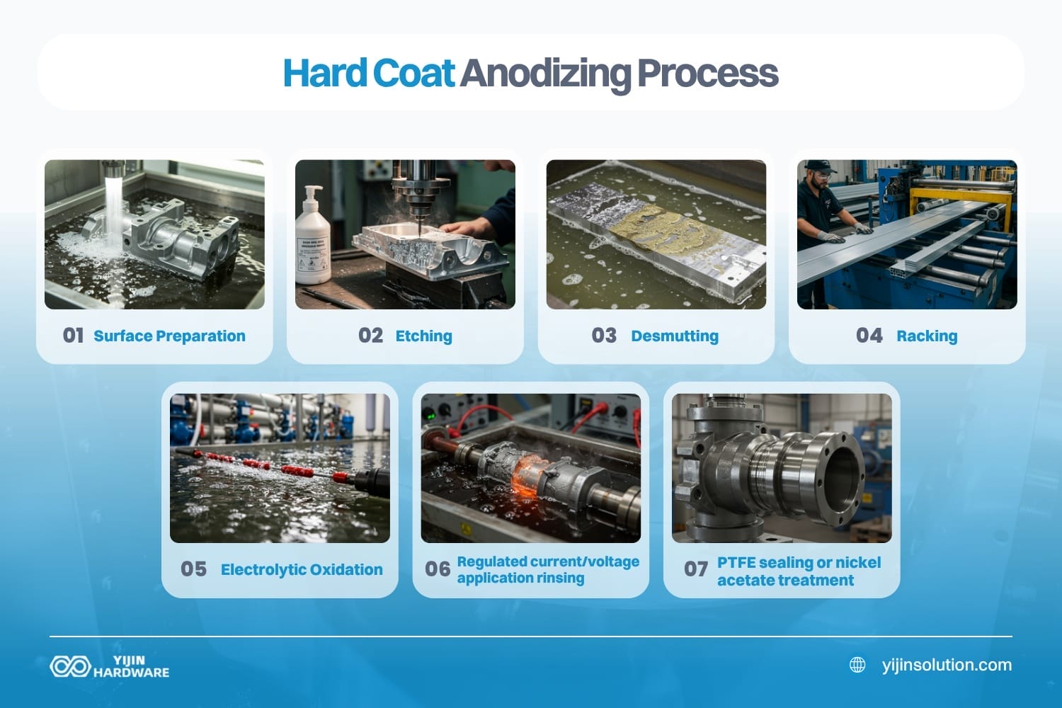 how does the hard coat anodizing process work