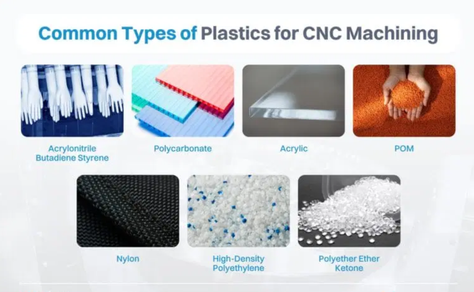 common types of plastics for cnc machining